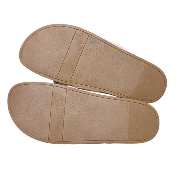 NEW Life Stride Womens Happy Slip-On Cork Thong Sandals Off-White/Cream Size 8.5 - Picture 10 of 12